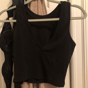 Open Edit from Nordstrom Black Tank